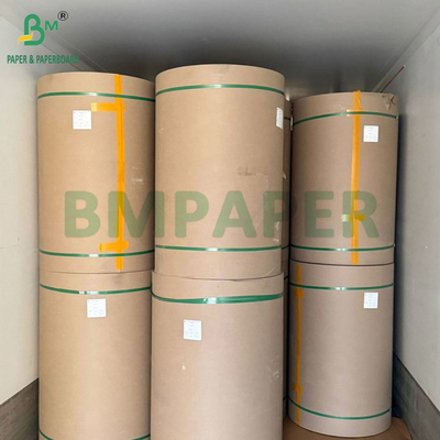 240g + 18g PE kaplı bardak stok kağıdı Mat Finish Tek taraflı özel rulo Geniş 430mm - 2100mm