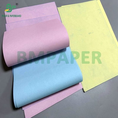 50gm 60gm 8.5" x 14" Pembe Mavi Renkli Karbonsuz Kağıt Teslimat makbuzu için