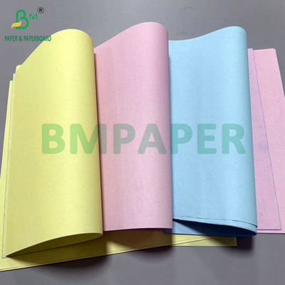 50gm 60gm 8.5" x 14" Pembe Mavi Renkli Karbonsuz Kağıt Teslimat makbuzu için