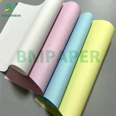 50gm 60gm 8.5" x 14" Pembe Mavi Renkli Karbonsuz Kağıt Teslimat makbuzu için