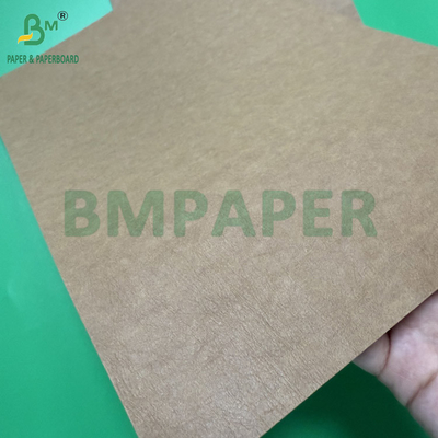 0.55mm 0.60mm Koyu kahverengi pantolon etiketleri için Kraft kağıt ruloları 150cm X 100m