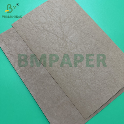 0.55mm 0.60mm Koyu kahverengi pantolon etiketleri için Kraft kağıt ruloları 150cm X 100m