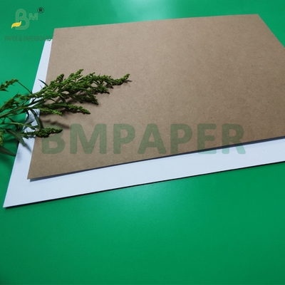 0.7mm 590gm Elektronik Ürünler İçin Beyaz Yüzlü Kraft Karton Paketi 79 x 109cm