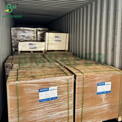 0.7mm 590gm Elektronik Ürünler İçin Beyaz Yüzlü Kraft Karton Paketi 79 x 109cm