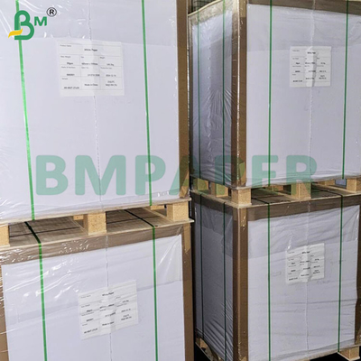 300 gram geri dönüştürülmüş kağıt hamuru 700*1000 mm kaplı beyaz gri arka kağıt levhaları