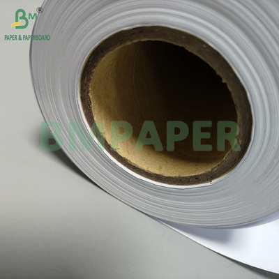 Mühendislik Çizimi için 20LB Beyaz Kaplamalı CAD Bağlama Kağıdı 36"*150ft Rulolar