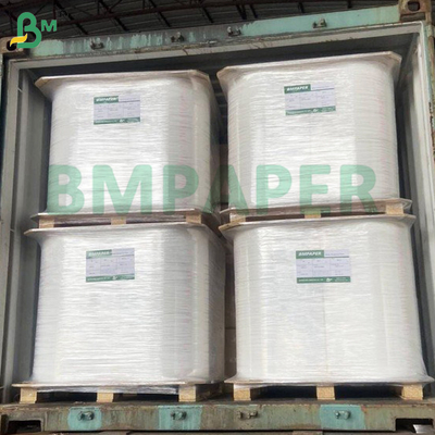 Gıda sınıfı Beyaz Diş çubuğu ambalaj kağıdı Rulo 24 - 28GSM 26.5-32mm Genişlik Bakire Pulp Biyolojik olarak ayrıştırılabilir Kraft