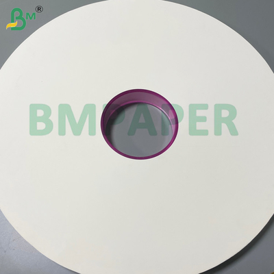 Gıda sınıfı Beyaz Diş çubuğu ambalaj kağıdı Rulo 24 - 28GSM 26.5-32mm Genişlik Bakire Pulp Biyolojik olarak ayrıştırılabilir Kraft