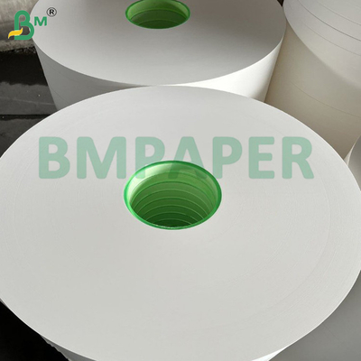 Gıda sınıfı Beyaz Diş çubuğu ambalaj kağıdı Rulo 24 - 28GSM 26.5-32mm Genişlik Bakire Pulp Biyolojik olarak ayrıştırılabilir Kraft
