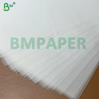 53g 63g Beyaz Yüksek Güçlü Saflık Şeffaf Çizim İzleme Kağıdı CAD Boyama için