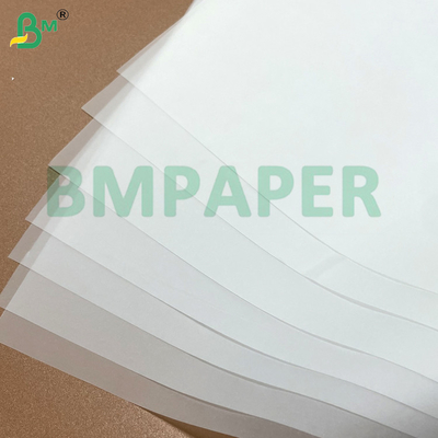53g 63g Beyaz Yüksek Güçlü Saflık Şeffaf Çizim İzleme Kağıdı CAD Boyama için