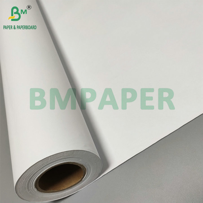 92 Parlak kaplı 24# CAD Bond Kağıt Paket başına 2 rulo 36' X 300ft 3' çekirdek