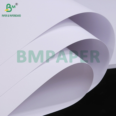 300 gm 350 gm Hangtag için beyaz kaplamamış karton Yüksek pürüzsüzlük 70 x 100cm