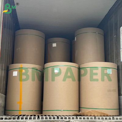 Yüksek Güç 50gm Saf MG Ribbed Kraft Kağıt Rulo 750mm