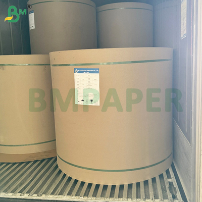 Yüksek Güç 50gm Saf MG Ribbed Kraft Kağıt Rulo 750mm