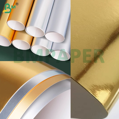 Gümüş ve Altın Parlak Metal Finish 250gm Katlanabilir Karton Kutular İçin
