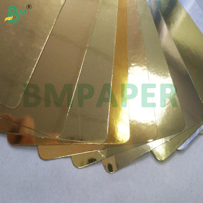 Gümüş ve Altın Parlak Metal Finish 250gm Katlanabilir Karton Kutular İçin