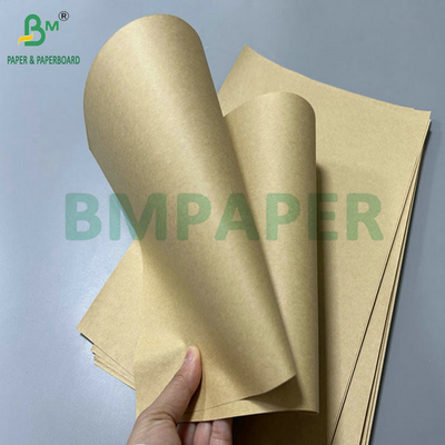 100 gr 120 gr Çift taraflı baskı yapabilir kahverengi kraft kağıdı zarf çantası için 80cm 90cm rulo