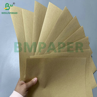 100 gr 120 gr Çift taraflı baskı yapabilir kahverengi kraft kağıdı zarf çantası için 80cm 90cm rulo