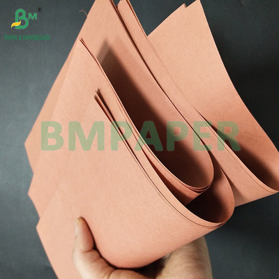 66gm 70gm Gıda sınıfı yağ geçirmez kaplamamış pembe kasap kağıdı 61cm*53m rulo