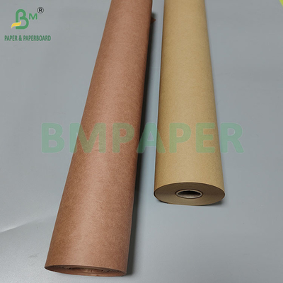 66gm 70gm Gıda sınıfı yağ geçirmez kaplamamış pembe kasap kağıdı 61cm*53m rulo