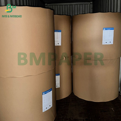 Virgin Wood Pulp 30GSM to 120GSM Beyazlaşmamış MG Çubuklı Kraft Sarma Kağıdı