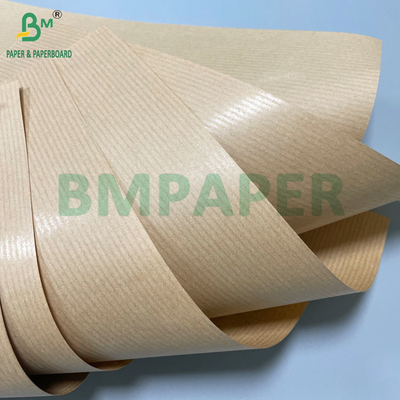 Virgin Wood Pulp 30GSM to 120GSM Beyazlaşmamış MG Çubuklı Kraft Sarma Kağıdı