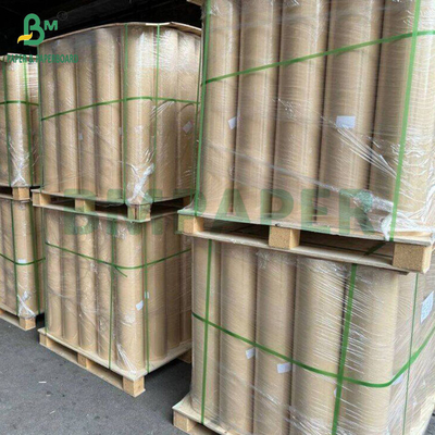 Virgin Wood Pulp 30GSM to 120GSM Beyazlaşmamış MG Çubuklı Kraft Sarma Kağıdı