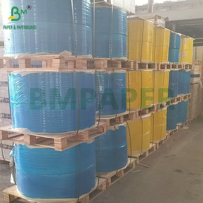 Normal baskı için 180 gram 220 gram Mavi Sarı Renkli Kapalı Kağıt 70 x 100cm