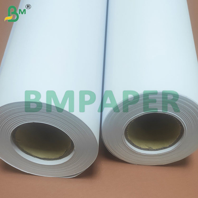 80gm Yüksek Beyazlık Çap için kaplamamış CAD Plotter Kağıt Ruloları
