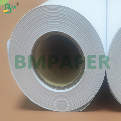 80gm Yüksek Beyazlık Çap için kaplamamış CAD Plotter Kağıt Ruloları