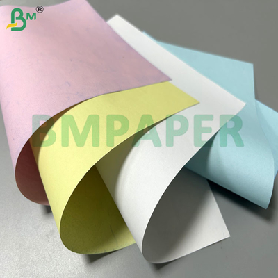 60gm 70gm 80gm 8.5" x 14" Beyaz pembe renkli karbonsuz kağıt teslimat makbuzu için