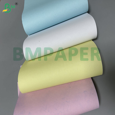 60gm 70gm 80gm 8.5" x 14" Beyaz pembe renkli karbonsuz kağıt teslimat makbuzu için