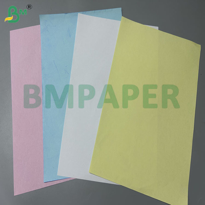60gm 70gm 80gm 8.5" x 14" Beyaz pembe renkli karbonsuz kağıt teslimat makbuzu için