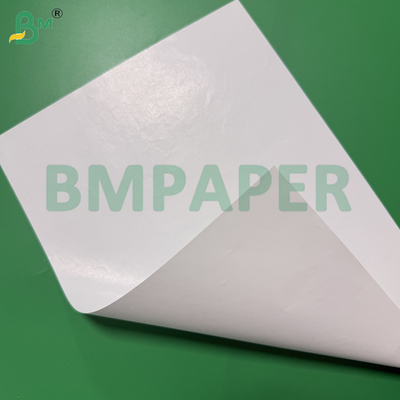65 - 80gm Yüksek Nem Gücü Beyaz Kağıt İçecek Paketleme Kapları İçin Tek Taraflı Kaplı Bira Etiketi Kağıdı