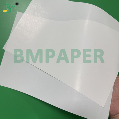 65 - 80gm Yüksek Nem Gücü Beyaz Kağıt İçecek Paketleme Kapları İçin Tek Taraflı Kaplı Bira Etiketi Kağıdı