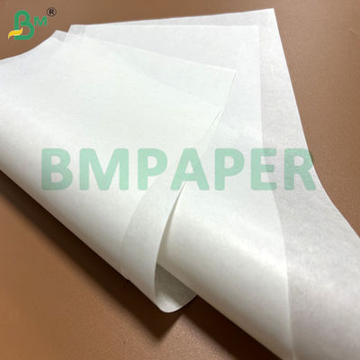 40gsm 45gsm Beyaz Bakire Mumlu Kraft Sarma Kağıdı Sandviç Paketleme İçin 18x18