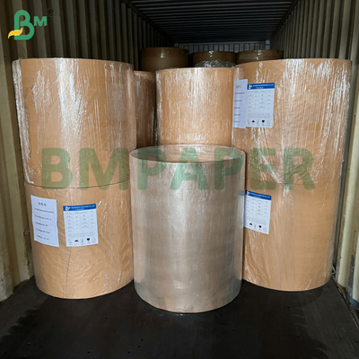 Etiket Endüstrisi İçin 40gsm 60gsm Silikon Bazlı Kağıt 700mm 1000mm Yapışmaz