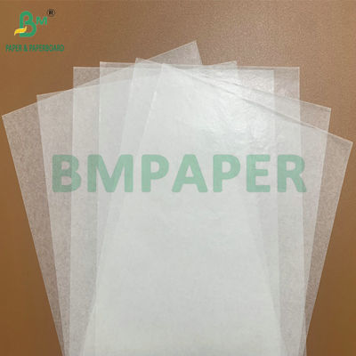 Yağ geçirmez 35gsm 40gsm İki Tarafı Pişirme İçin Fırınlanabilir Yağlı Kağıt