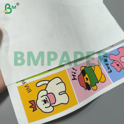 8.5 "X 11" Mürekkep Atışlı Yazıcılar için Beyaz Kağıt Sayfaları Tek Taraflı Beyaz Renk