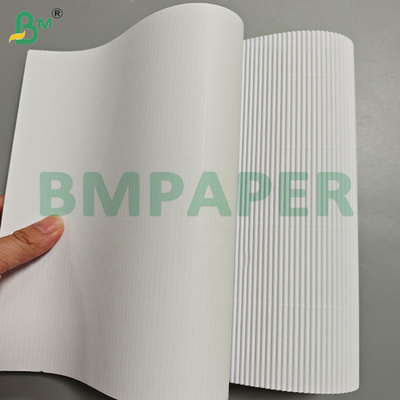 100+80 Gsm Beyaz Renk Tek Taraflı Oluklu Mukavva Kağıt Levhalar