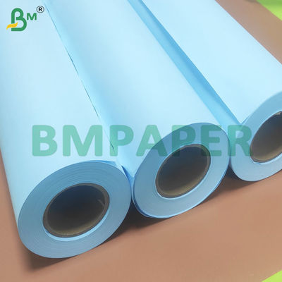 Çift taraflı Mavi 80gm Mühendislik çizimi için plan kağıdı ruloları