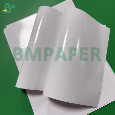 100g+20g PE Parlak Kaplamalı Kağıt C1S Kağıt Lamine 1 Taraf 70x100cm Ebatında