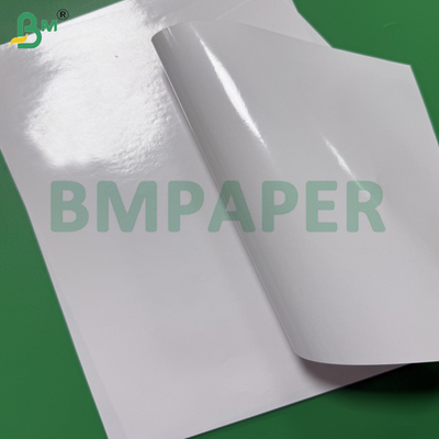 100g+20g PE Parlak Kaplamalı Kağıt C1S Kağıt Lamine 1 Taraf 70x100cm Ebatında