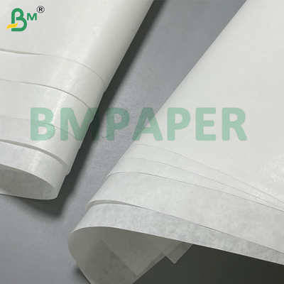 45g 40cm Beyaz Pürüzsüz Makine Cilalı Kraft Kağıdı Rulo Halinde