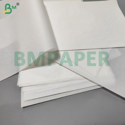 35g 40g Beyaz Yağ Geçirmez Kağıt Hızlı Yemek Sarma Kiti İçin 7 Yağ Geçirmez 1050mm