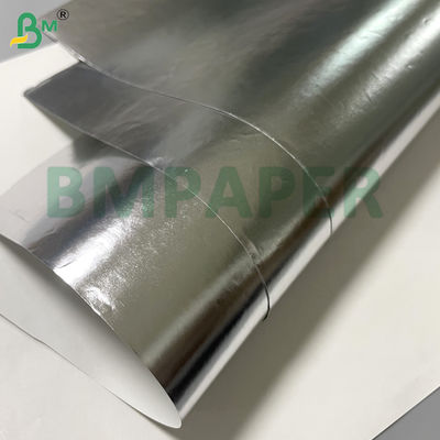 Gıda Garde  Verimli Isı Yapışabilirliği 56gsm Gümüş Hızlı Yemek Alüminyum Folyo Kağıdı