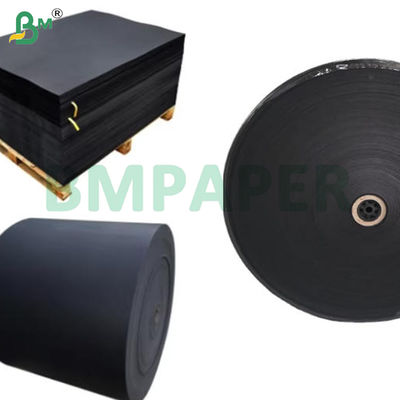 180gm 230gm Giyim Etiketi için Siyah Karton Kağıt İyi Sertlik 70 x 100cm