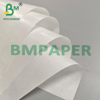 Fırıncılık Gıdaları İçin Yağ Geçirmez Lamine Beyaz Kraft Kağıdı 75gsm 500x600mm