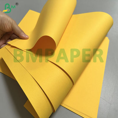 85 gram 90 gram Güçlü Dayanıklılık Altın Sarı Kraft Kağıt 70 cm 80 cm Bobin